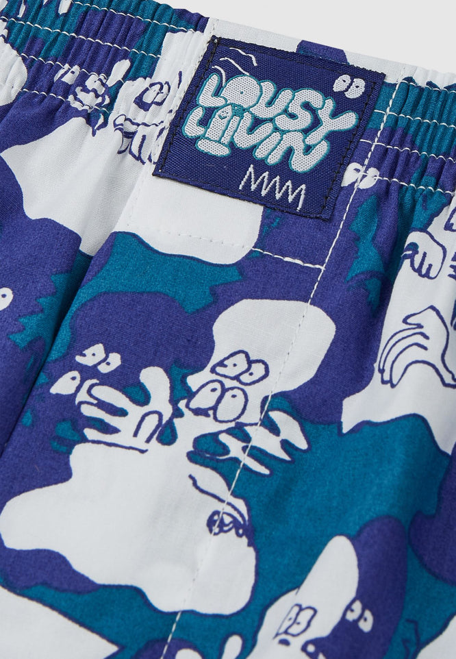 Ghosts Boxer Shorts Dazzle Blue