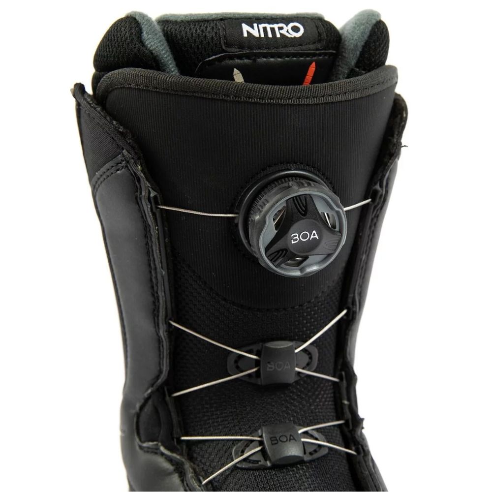 nitro flora tls snowboard boot women's Nitro Womens Flora TLS Black-Mint 2022 Snowboard Boots – Stoked Boardshop