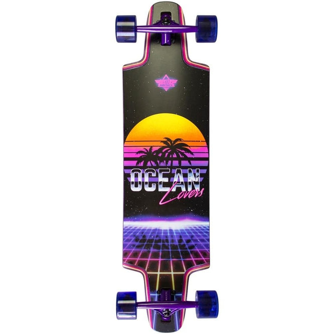 Ocean Lovers Purple 36" Longboard complet