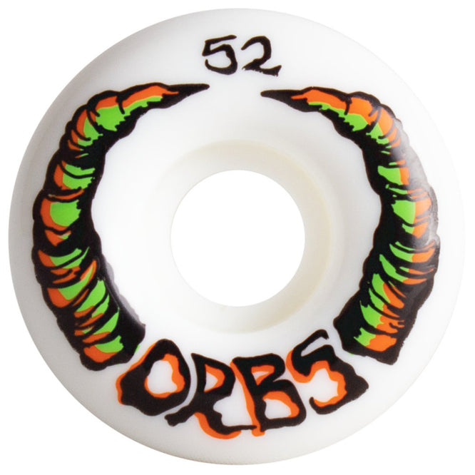 Orbs Apparitions 99a White 52mm Skateboard Wheels