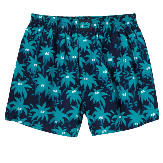 Palm Boxer Briefs Navy