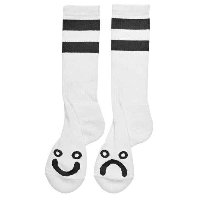 Chaussettes Happy Sad longues blanches