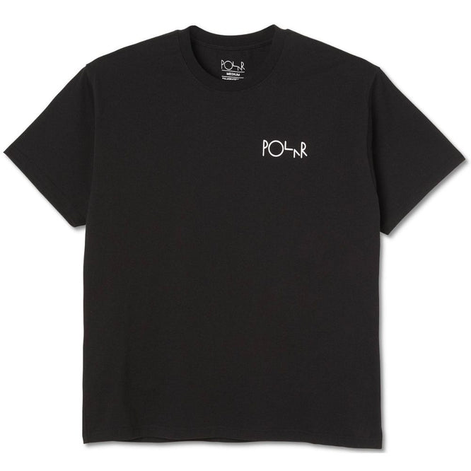 T-shirt noir avec logo Stroke