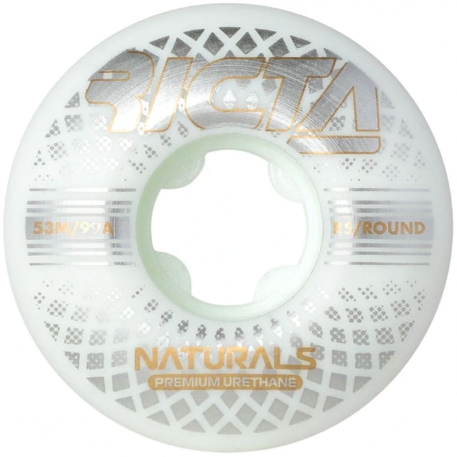 Reflective Naturals Round 99a 53mm Skateboard Wheels