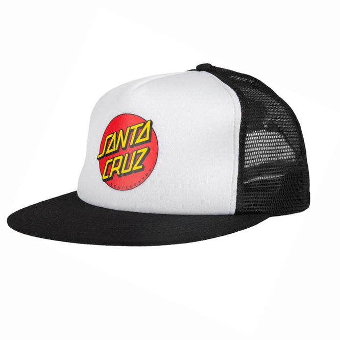 Kids Classic Dot Mesh Cap Black/White