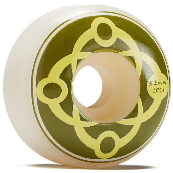 Big Link Blanc/Vert Clair Classic 101a 52mm Roues de Skateboard