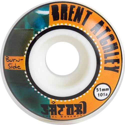 Brent Atchley Burnside White 101a 51mm Skateboard Wheels