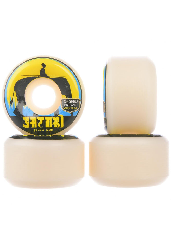 Elephant Top Shelf Blanc/Bleu Clair Conical 84b 51mm Roues de Skateboard