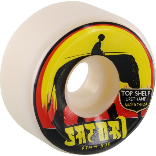 Elephant Top Shelf blanc/rouge conique 84b 53mm roues de skateboard