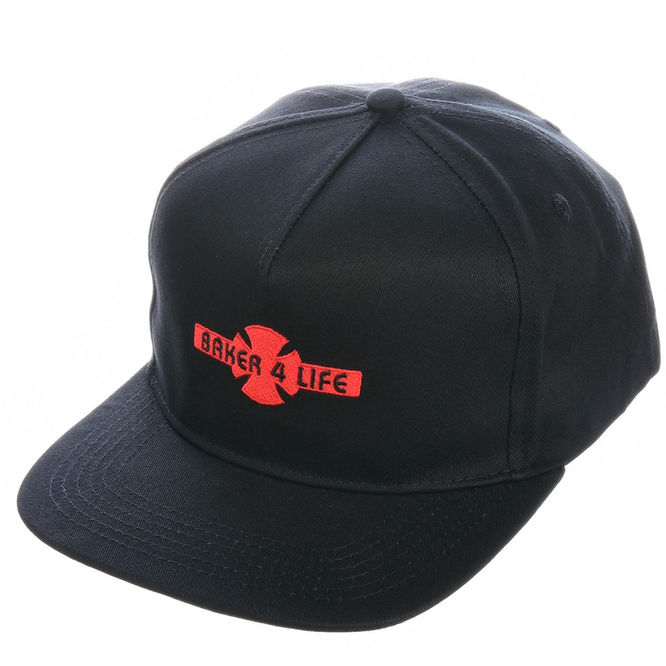 Casquette Baker 4 Life Noir