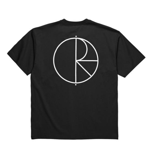 T-shirt avec logo Stroke noir/blanc