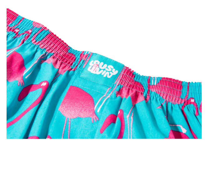 Boxershorts Lousy Flamingo Black/blue 2pack