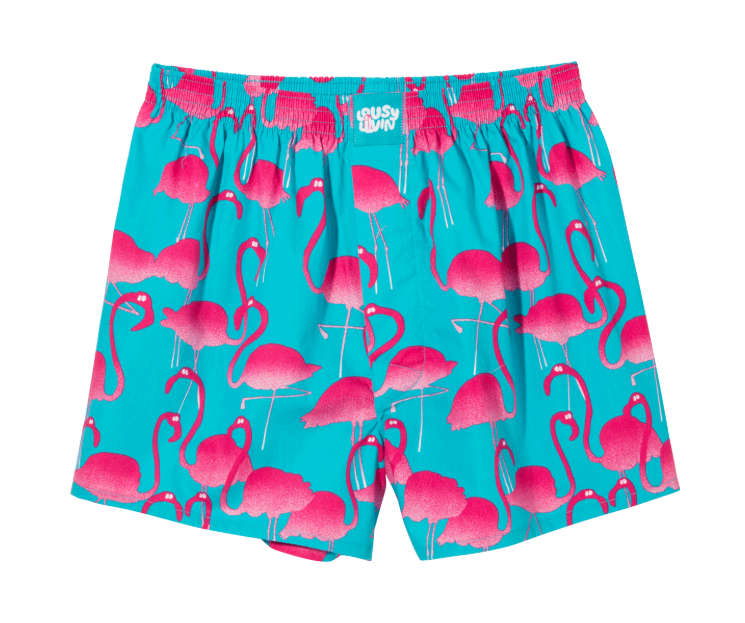 Boxershorts Lousy Flamingo Black/blue 2pack