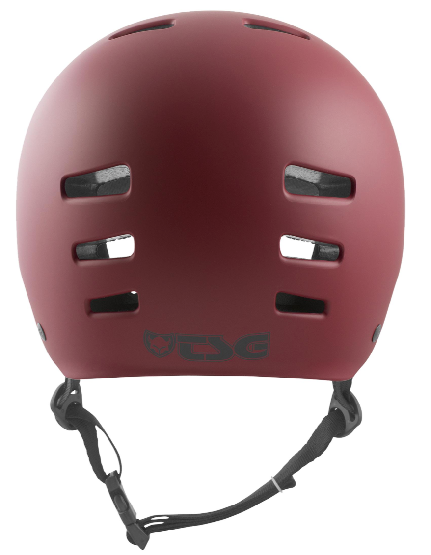 Evolution Solid Colors Satin Oxblood Helmet