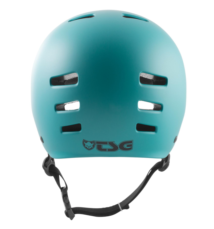 Evolution Solid Colors Satin Cauma Green Helmet