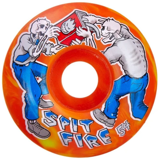 Firefight Swirl Classic 99a 56mm Orange/Yellow Skateboard Wheels