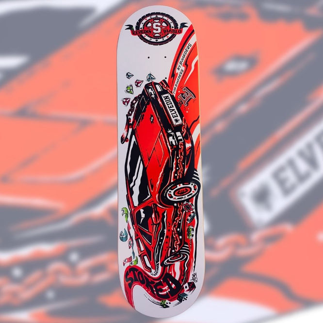 Stoked Elvedin Diablo Skateboard Deck