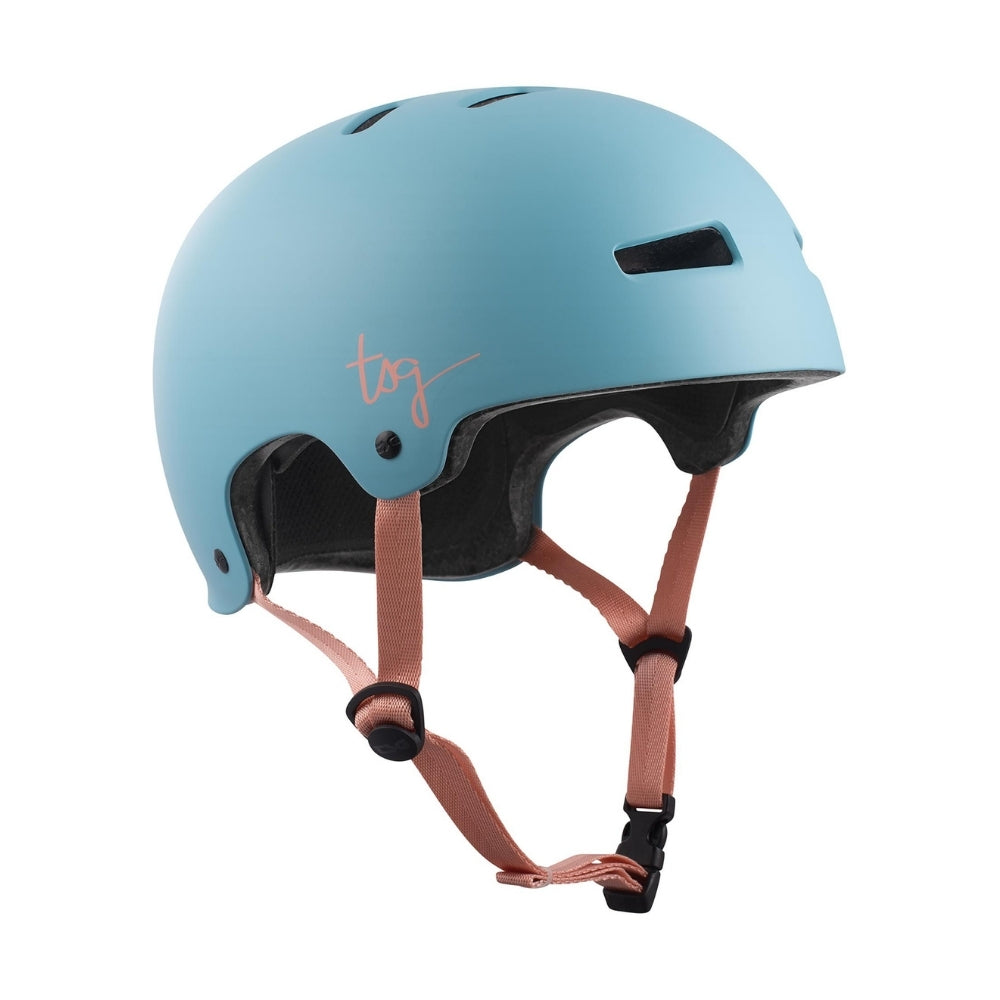 Evolution Womens Solid Color Porcelain Blue Helmet