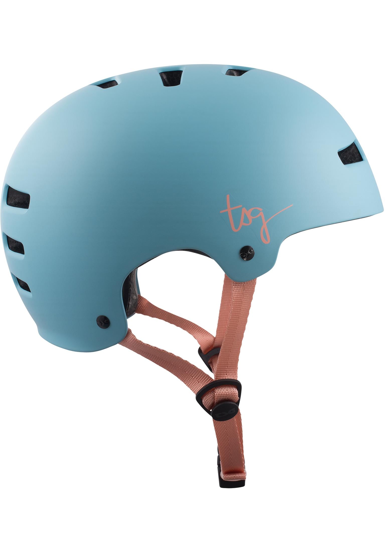 Evolution Womens Solid Color Porcelain Blue Helmet