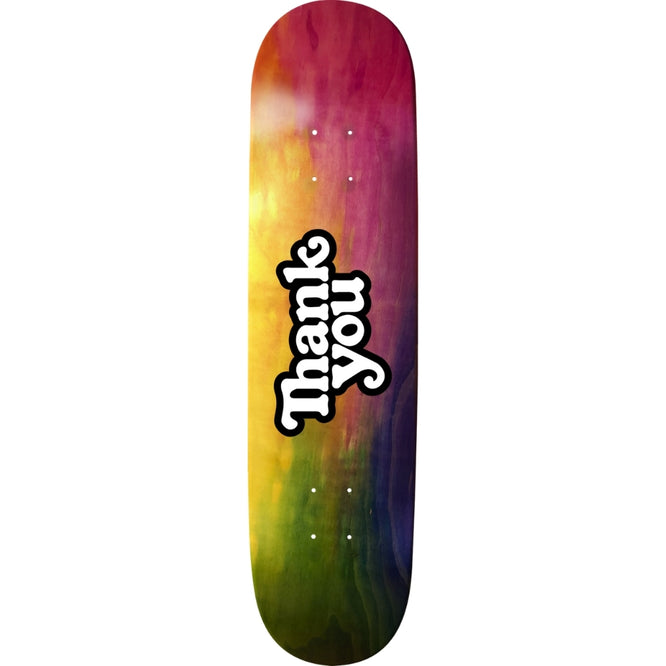 Tie Dye Woodgrain Logo Deck 8.0" Skateboard Deck