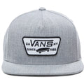 Full Patch Snapback Cap Heather Grey