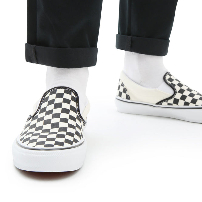 Skate Slip-On Checkerboard Black Off