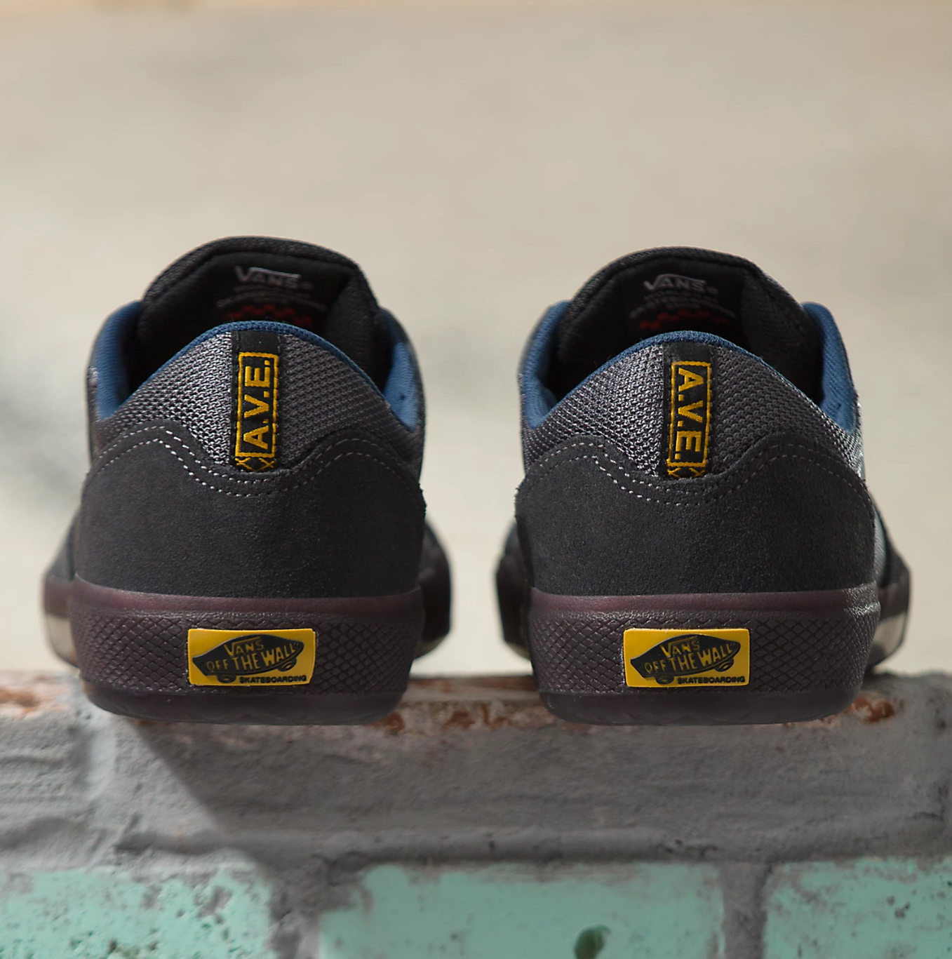 Vans top grey purple