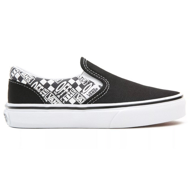 Kids Classic Slip-On Off The Wall Noir/Asphalte