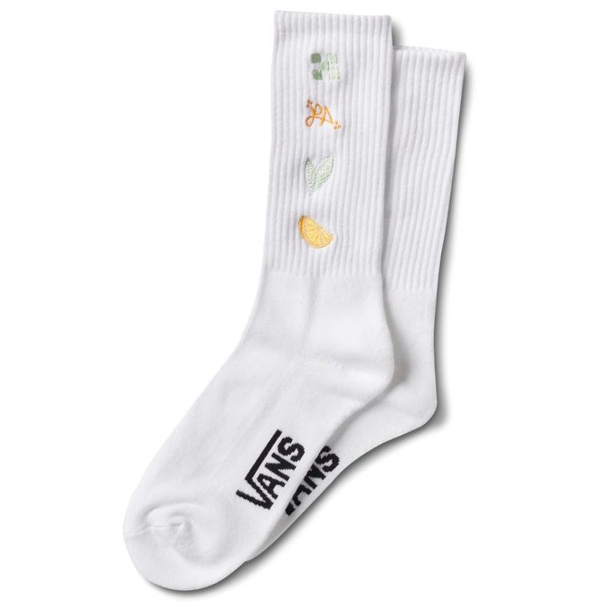 Lizzie Armanto Crew Sock White