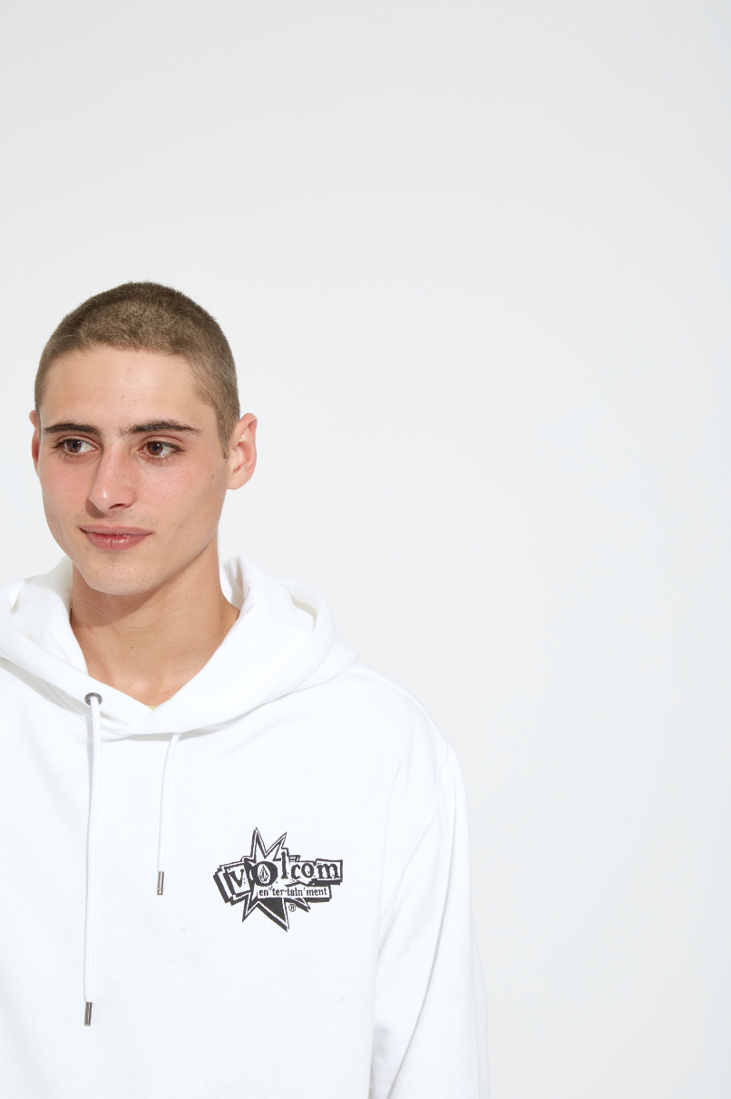 White volcom hoodie hotsell