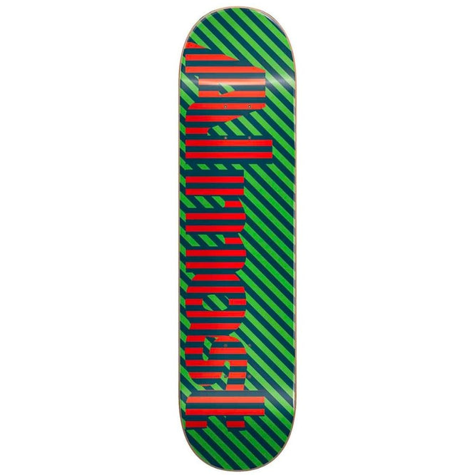 Stripes HYB Green 8.0" Skateboard Deck