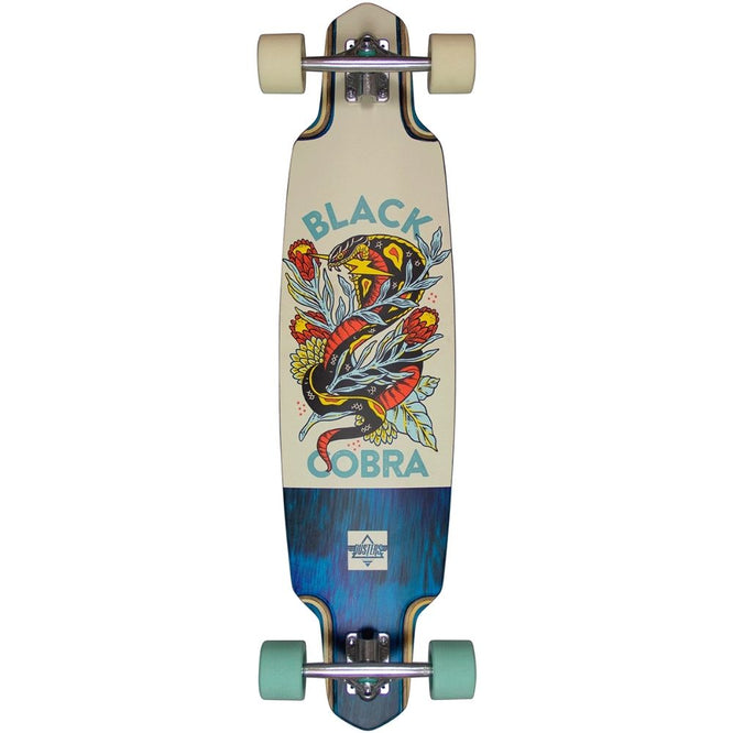 Longboard complet 38" Cobra Teal/Off White