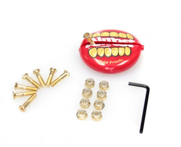 Nuts &amp; Bolts Gold In Your Mouth Hardware Set 1".