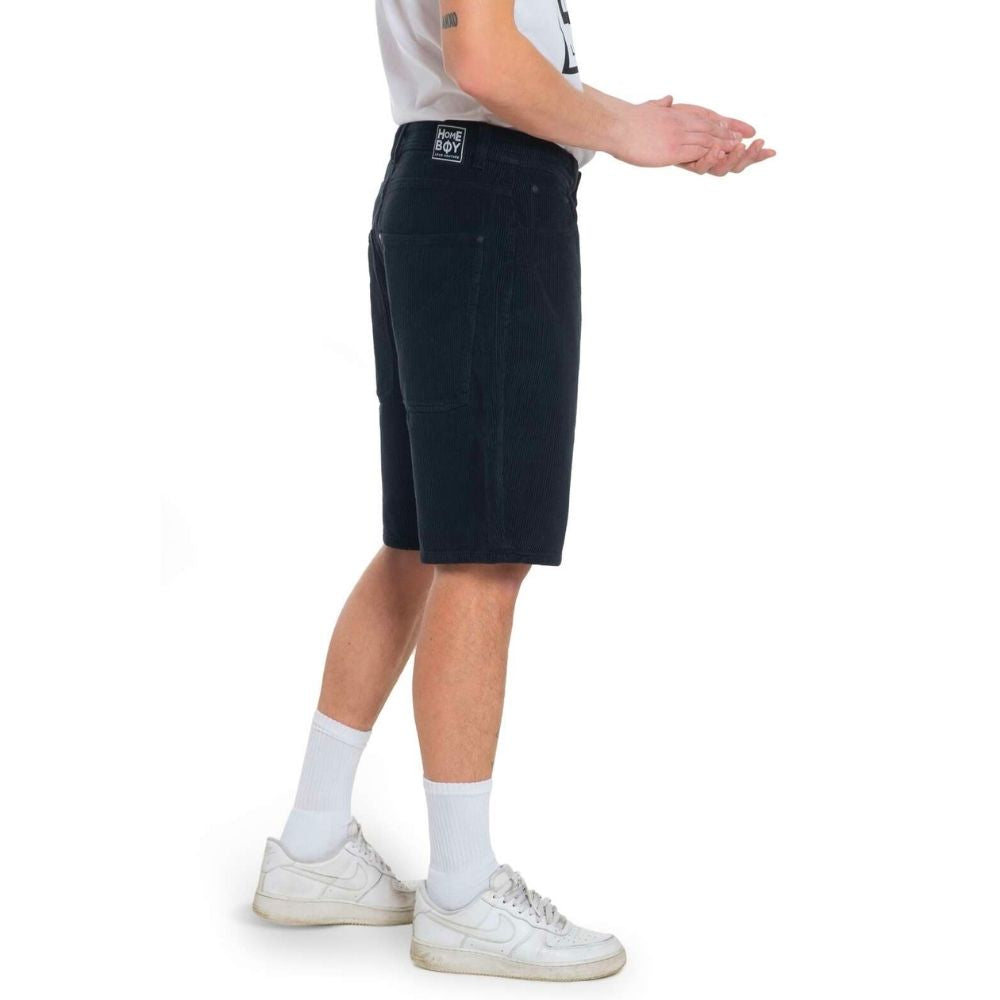 X-Tra Baggy Cord Shorts Black