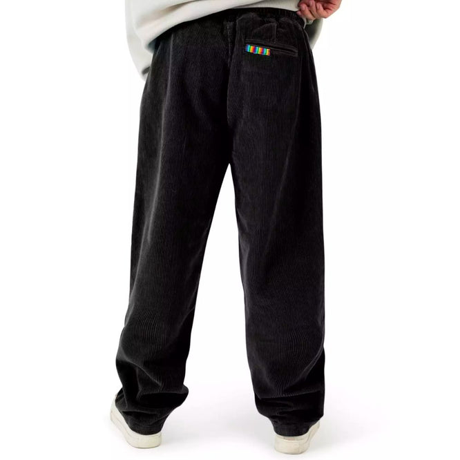 X-tra Beach Baggy Cord Pants Black