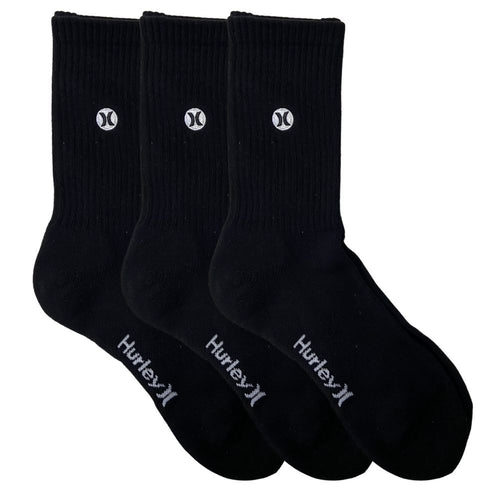 H2O Dri Crew Socks 3Pack Black