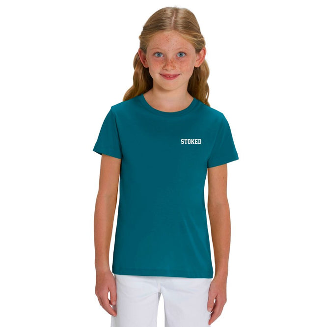 Kids Mini Script T-Shirt Ocean Depth