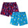 Boxershorts Lousy Flamingo Black/blue 2pack