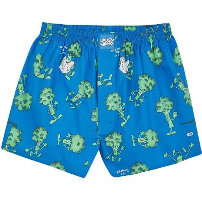 Boxer Broccoli Directoire Bleu