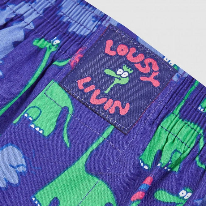 Dinos Boxershorts Violett