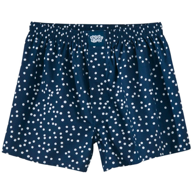 Dots Boxer Shorts Navy