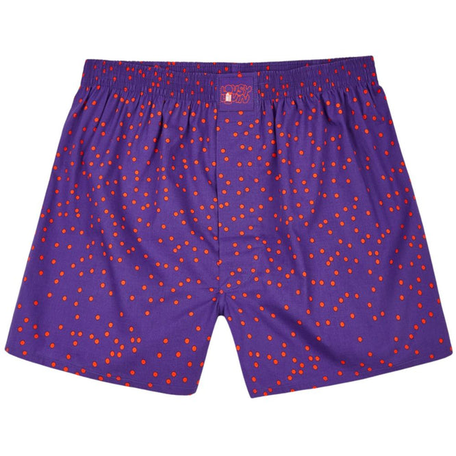 Dots Boxer Shorts Purple