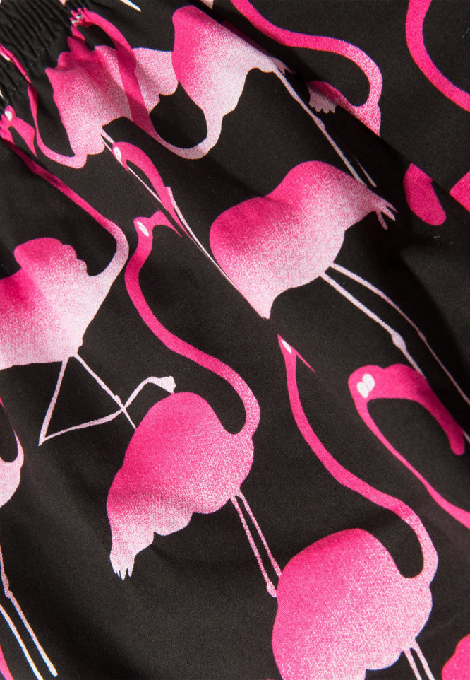 Flamingos Boxer shorts Black