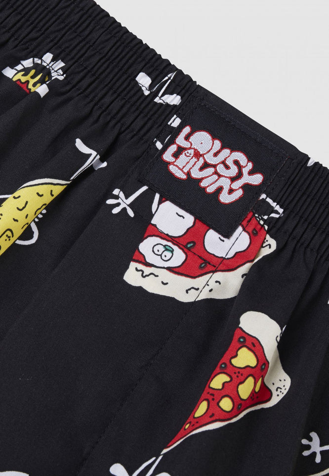 Pizza Boxer shorts Black