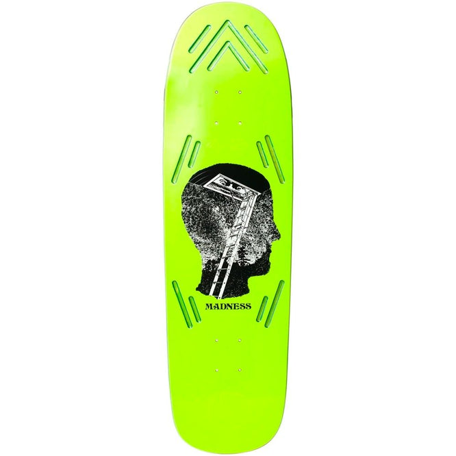 Out Of Mind R7 Neon Yellow 9.13" Skateboard Deck