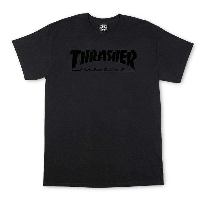 Magazine Logo T-shirt Black