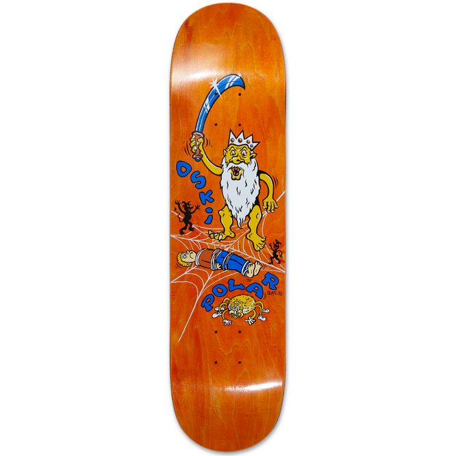 Oskar Rozenberg Spider King Orange 8,5" (en anglais) Skateboard Deck