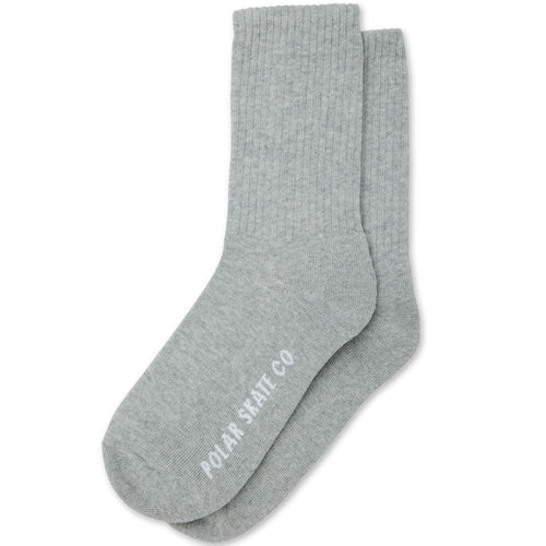 Basic Socks Heather Grey