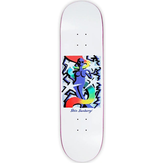 Shin Sanbongi Queen White 8.5" Skateboard Deck