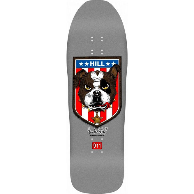 Frankie Hill Bull Dog 07 Silver 10.0" Skateboard Deck